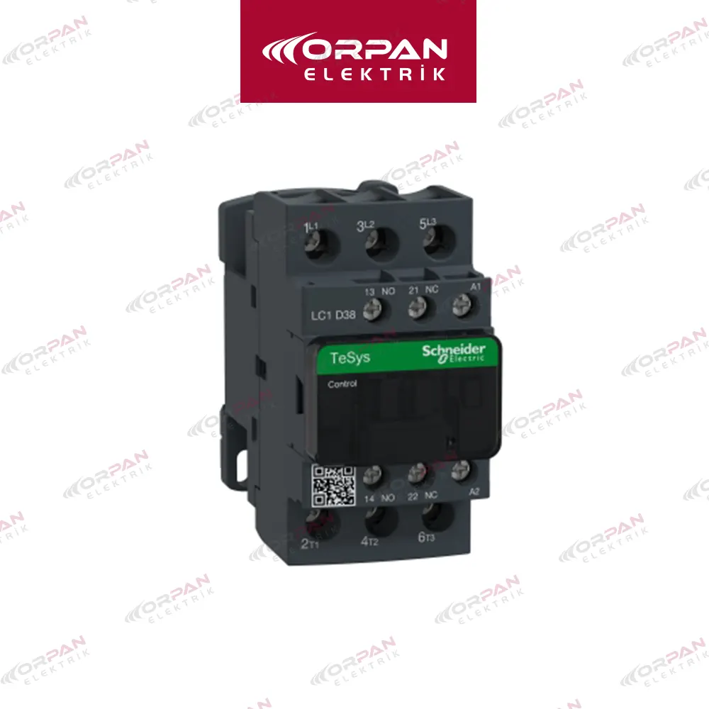 LC1-D38 M7 KONTAKTÖR 38 A 1NO+1NC SCHNEİDER